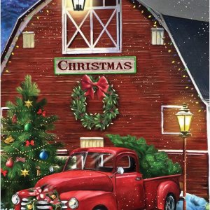 CEOVR Kit de pintura de diamantes de Navidad, kit de arte de diamantes de invierno nevado para adultos, pintura 5D de casa roja con diamante, arte CEOVR Kit de pintura de diamantes de Navidad, kit de arte de diamantes de invierno nevado para adultos, pintura 5D de casa roja con diamante, arte