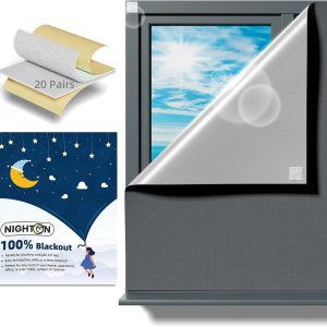 Cortinas opacas portátiles de 100 x 57 pulgadas, tiras de cinta de velcro fuertes con adhesivo, persianas opacas que se pueden cortar, 100% material Cortinas opacas portátiles de 100 x 57 pulgadas, tiras de cinta de velcro fuertes con adhesivo, persianas opacas que se pueden cortar, 100% material