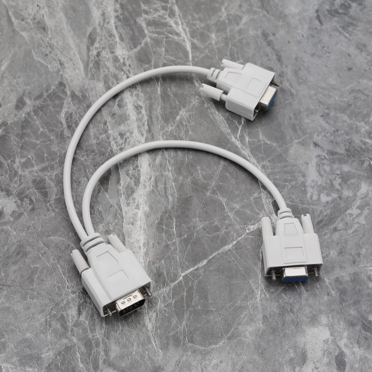 eMagTech Cable divisor VGA 1 macho a 2 hembra  Cable divisor VGA Y  Soporta resolución de 800 x 600 a 1080p  Conecta PC, laptop, proyector, LCD, TV,