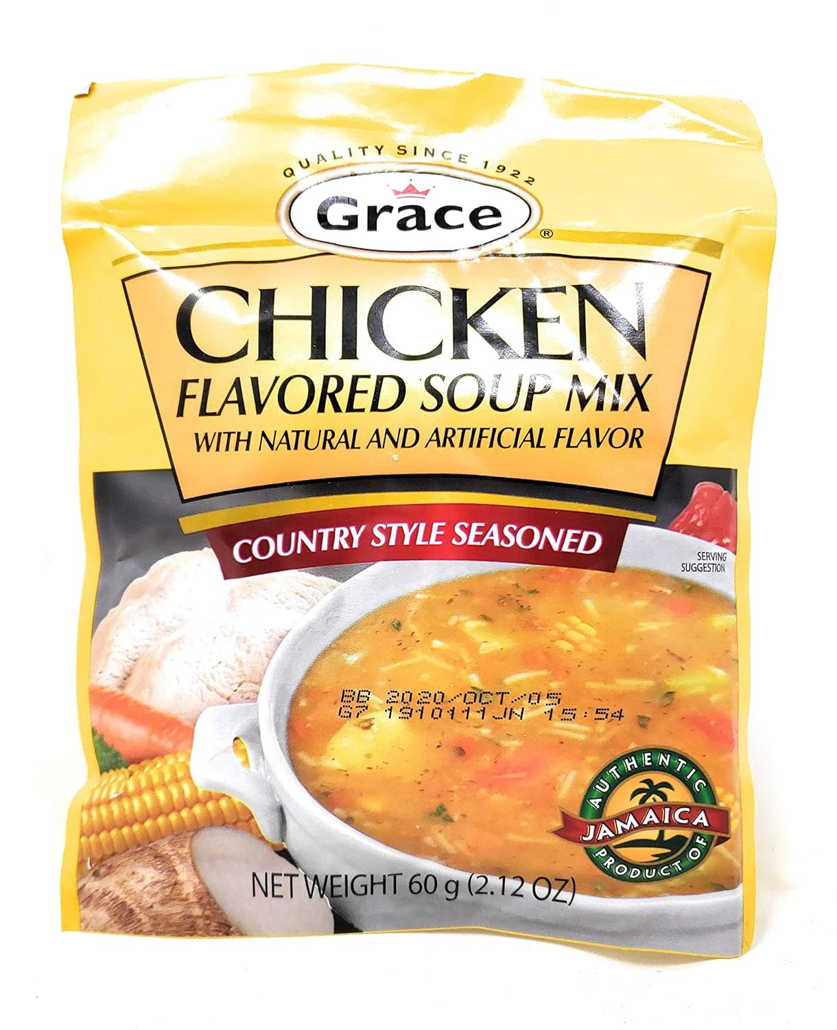 Grace Mezcla de sopa con sabor a pollo estilo campestre sazonada (paquete de 6, total de 12.70 oz)