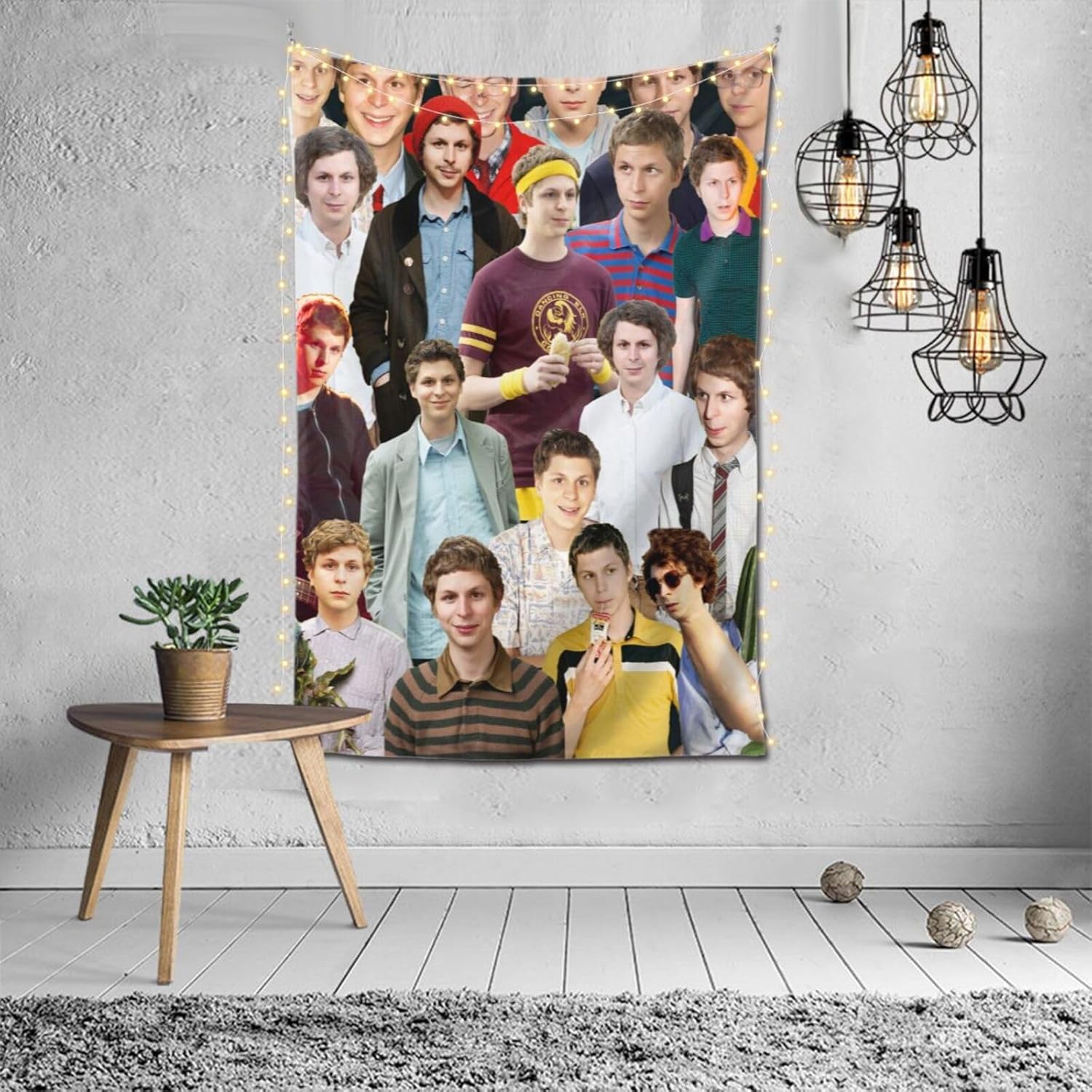 zyqubaw Tapiz de Michael Cera para colgar en la pared, póster para dormitorio, sala de estar, decoración de dormitorio universitario, habitación,