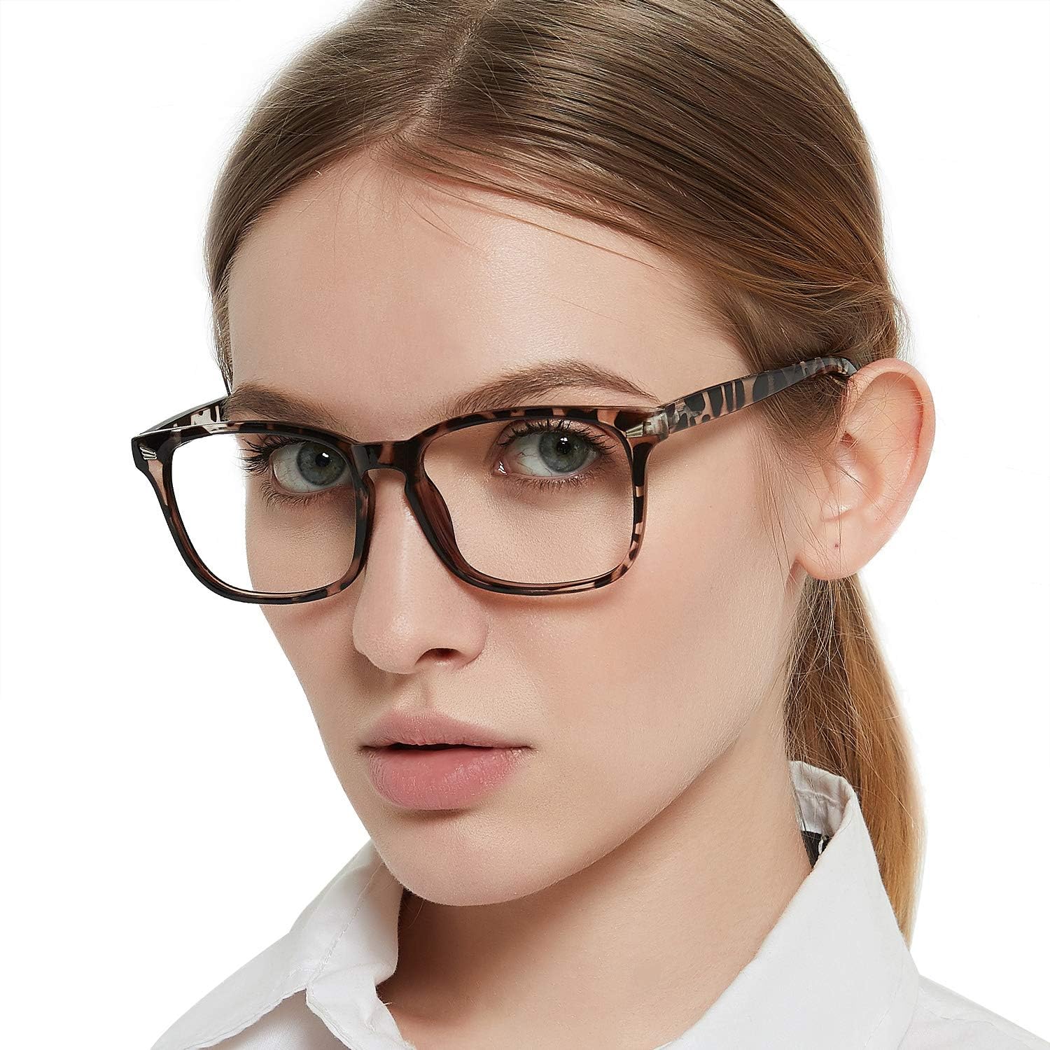 MARE AZZURO Lentes de lectura para computadora para mujer, con bloqueo de luz azul, 0 1.00 1.25 1.50 1.75 2.00 2.25 2.50 2.75 3.00 3.50 4.00 5.00