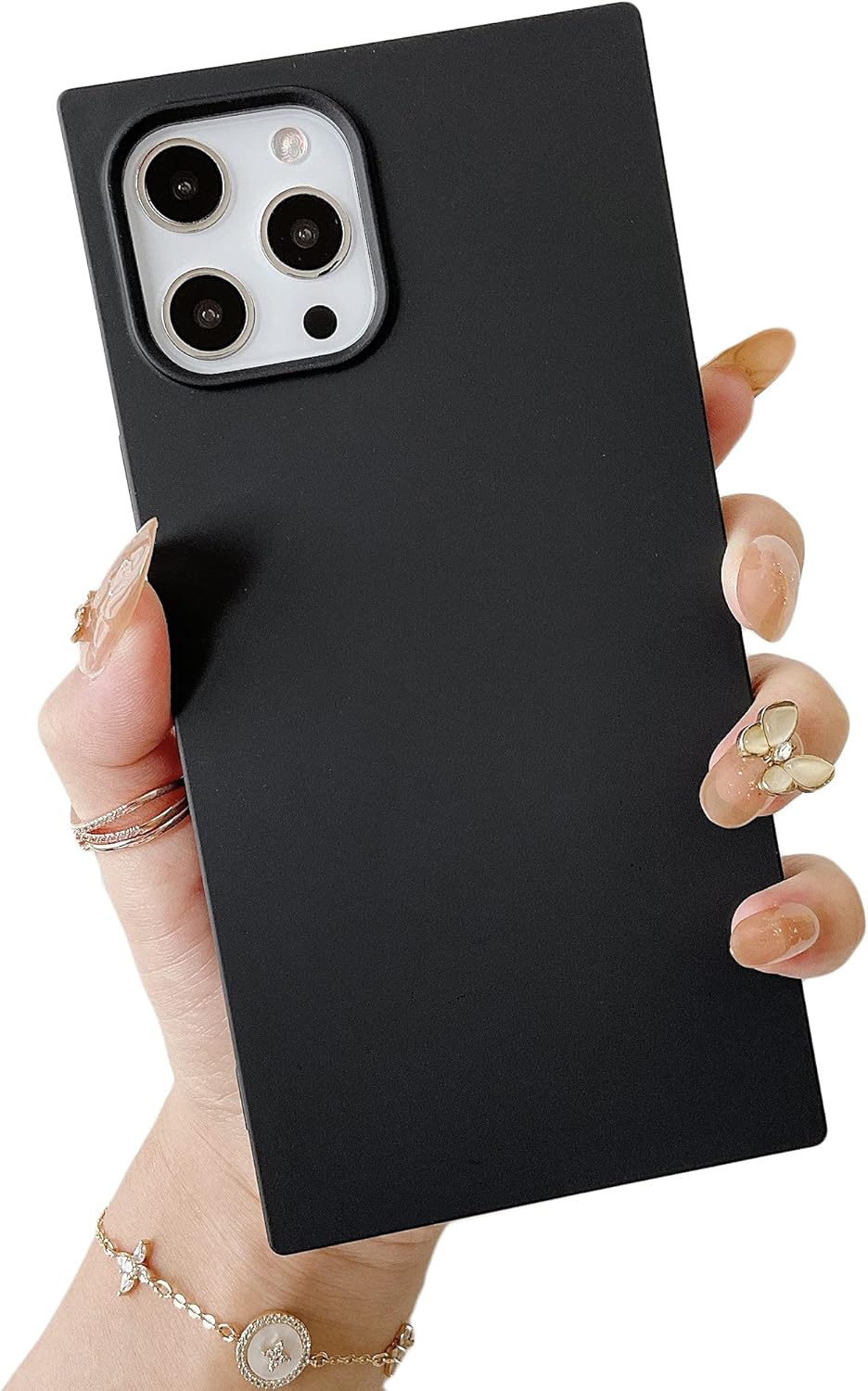 COCOMII Funda cuadrada compatible con iPhone 13, compatible con MagSafe, silicona, delgada, mate, suave al tacto, forro de microfibra, resistente a