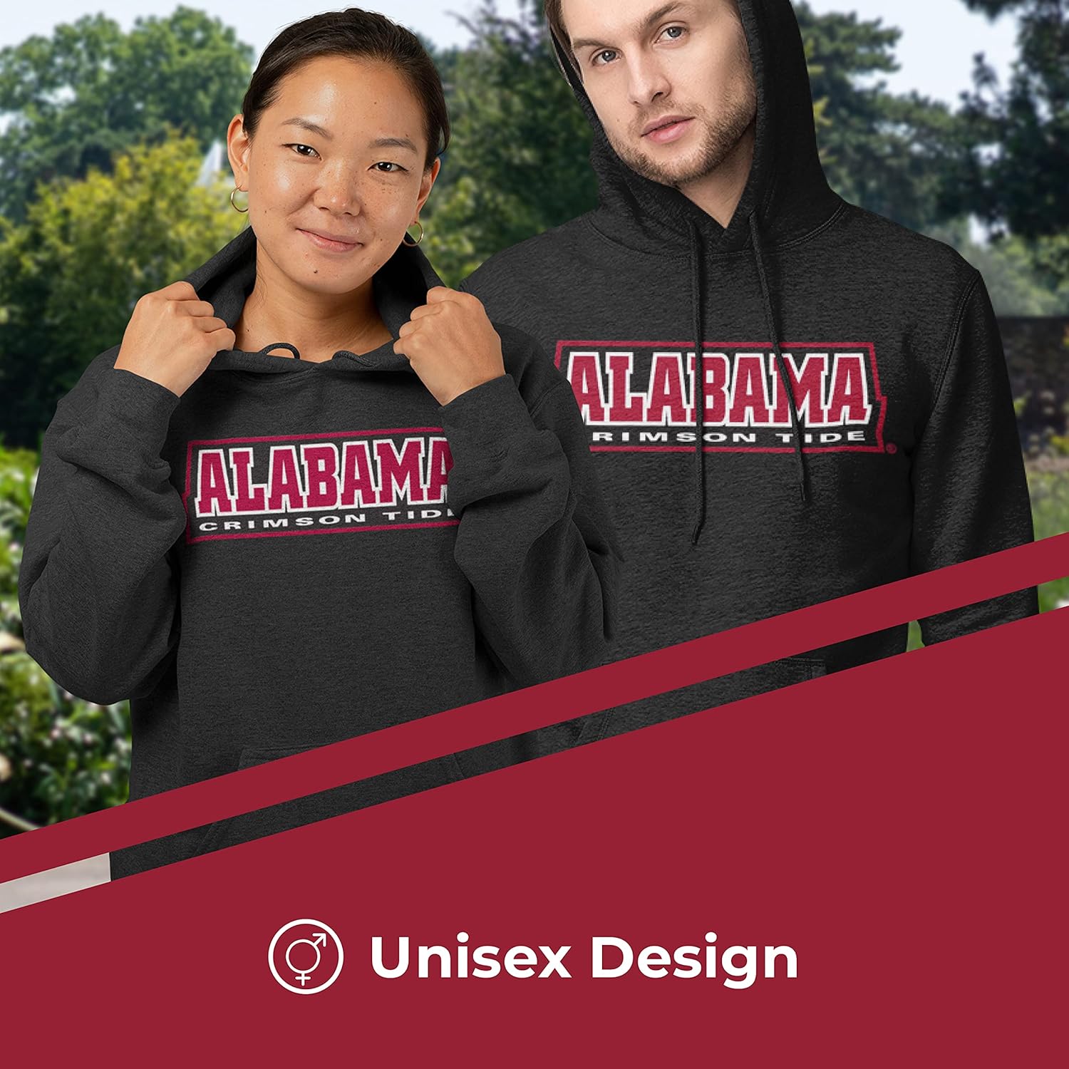 Campus Colors NCAA Adult Cotton Blend Charcoal Hooded Sweatshirt – Made from Ringspun and Versatility