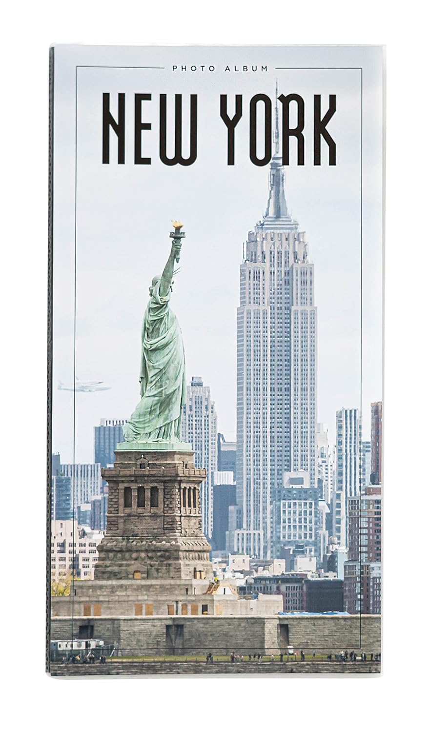 Álbum de fotos oficial de Nueva York – Álbum de fotos de 6 x 4  3.9 x 5.9 in – Álbum de fotos familiar con 96 bolsillos – Regalos para amigos –