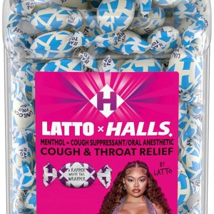 Halls Relief Honey Lemon – Gotas para la tos de limón, edición limitada de latto, 250 gotas Halls Relief Honey Lemon – Gotas para la tos de limón, edición limitada de latto, 250 gotas