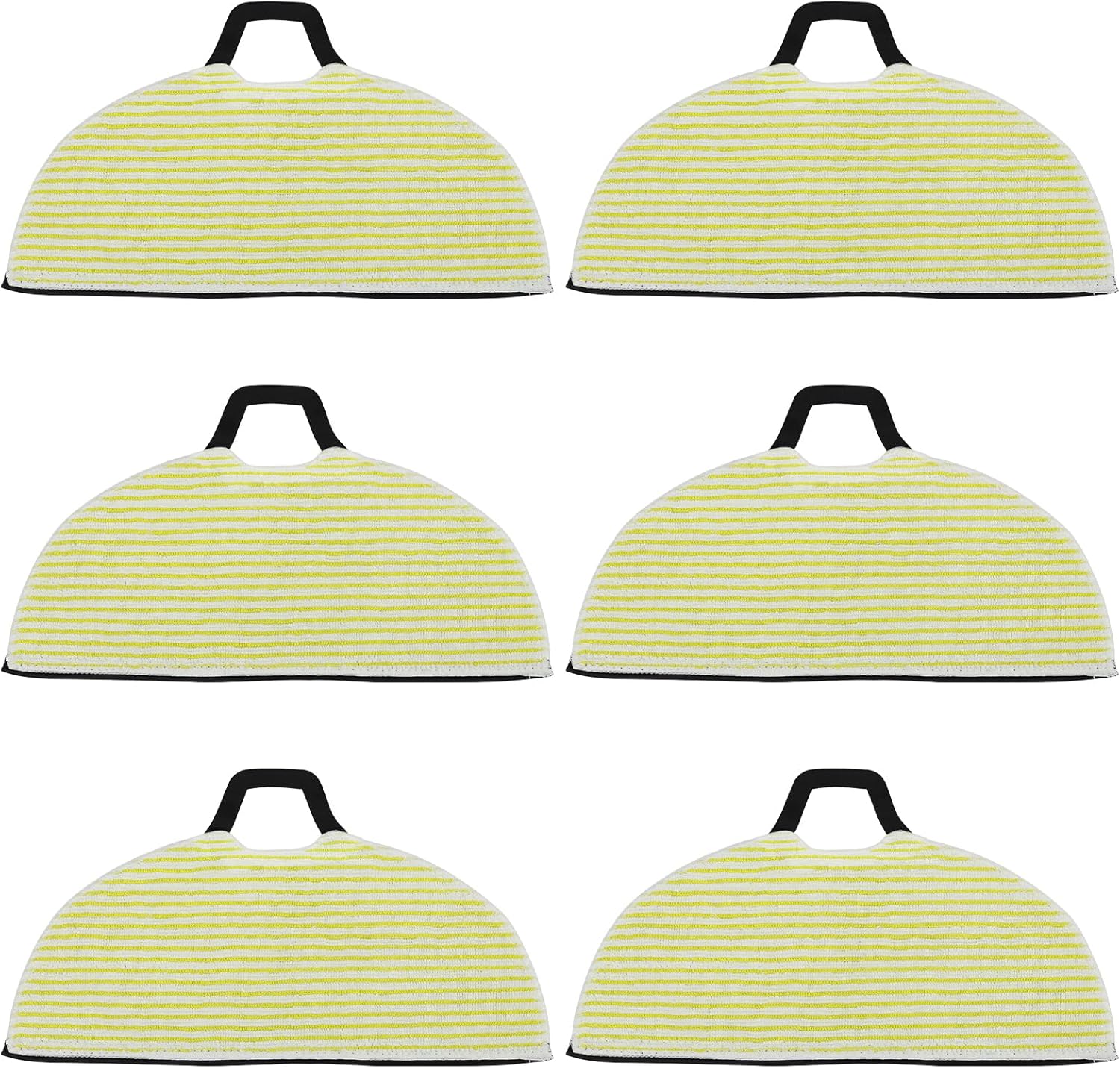 Paquete de 6 almohadillas de repuesto RV2610WD para trapeador Shark RV2610WA AV2610WA RV2410WD RV2400WD RV2610WD RV2620WD AI Ultra Robot,