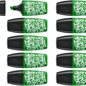 STABILO Resaltador BOSS MINI de Snooze One – Paquete de 10 – Verde STABILO Resaltador BOSS MINI de Snooze One – Paquete de 10 – Verde