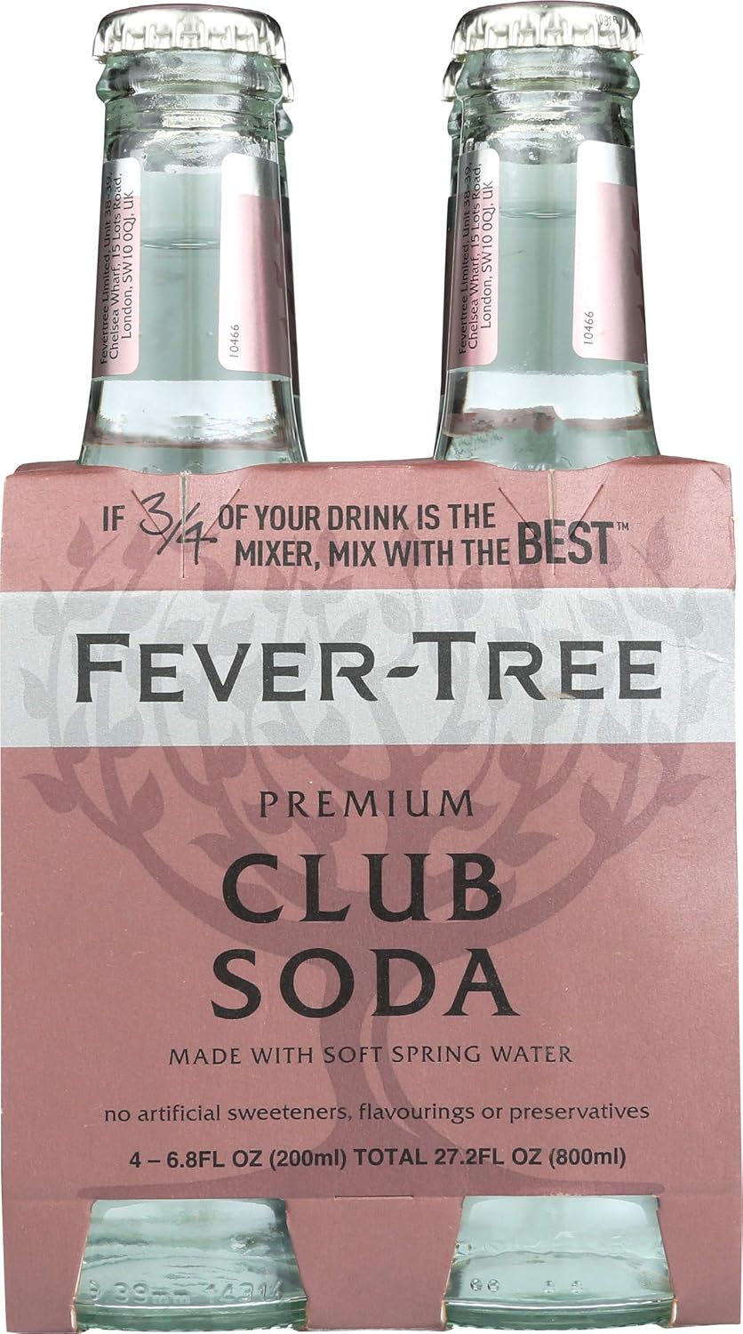 Fever-Tree Club Soda, paquete de 4