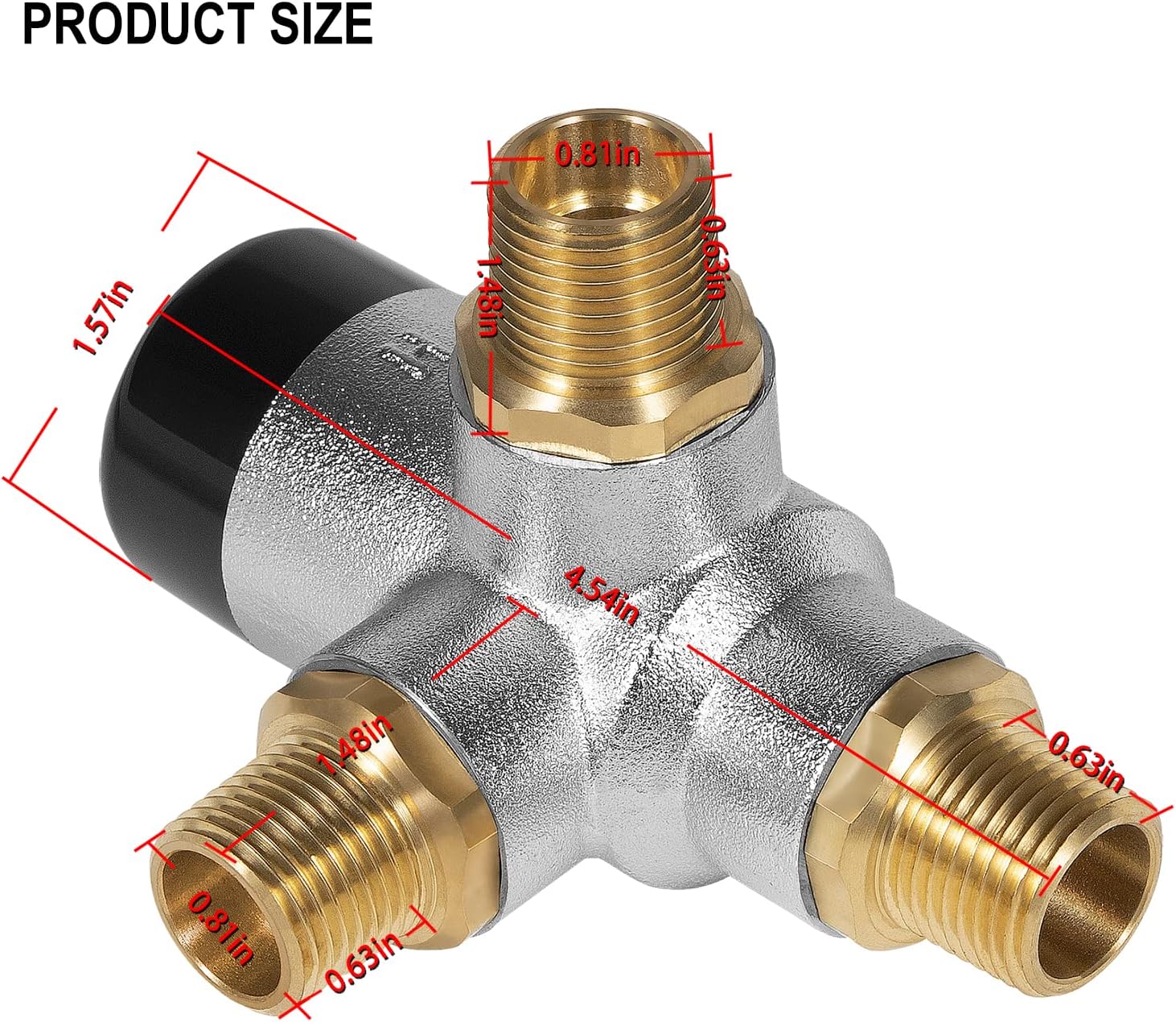 Válvula mezcladora 90029 compatible con calentador de agua Atwood serie XT, para modelos de 10 galones G16EXT, GE16EXT, GEH16EXT, etc., reemplazo