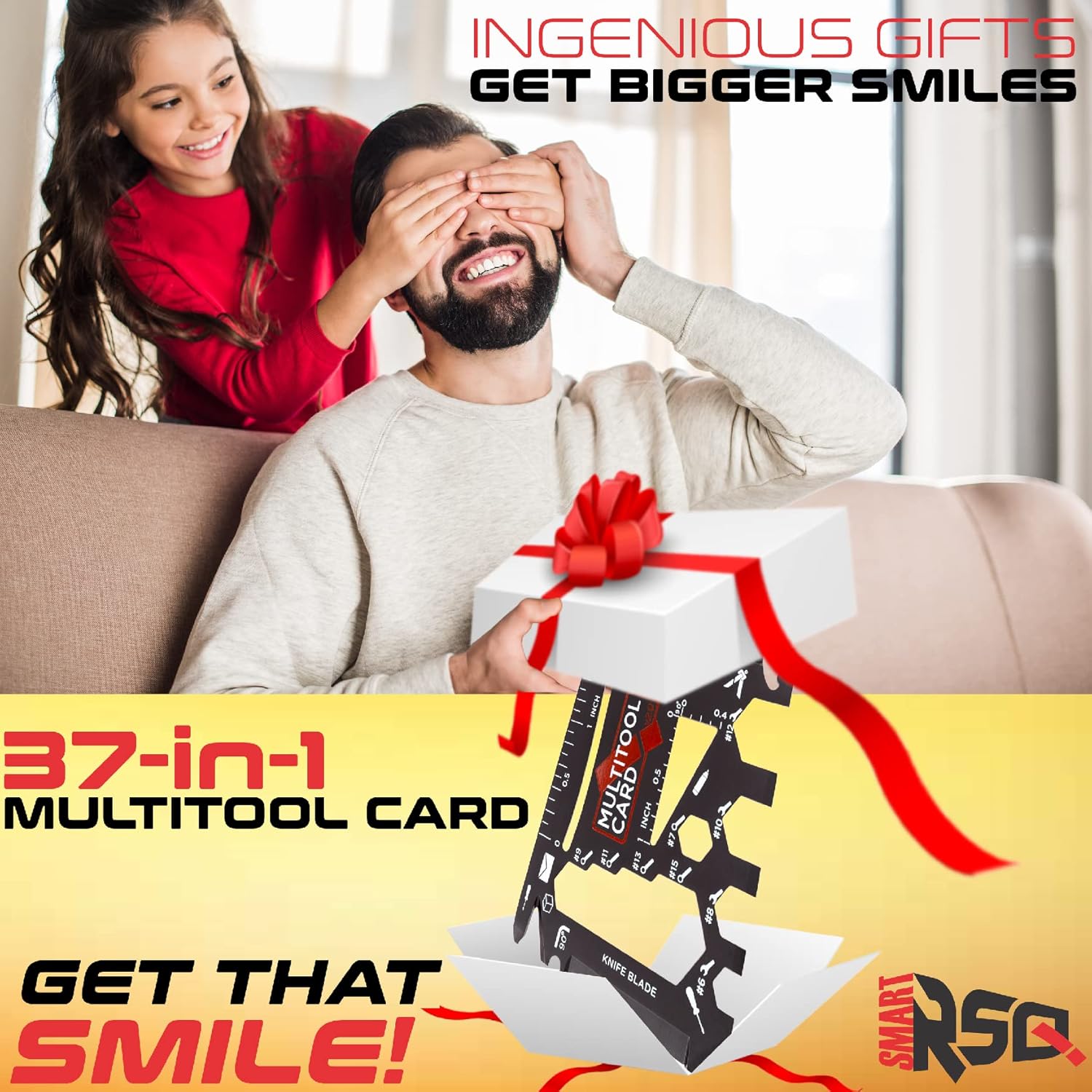 Tarjeta de crédito negra 37 en 1, regalo multiherramienta (1 herramienta en 1 juego). Tamaño de tarjeta de crédito Billetera Multiherramienta