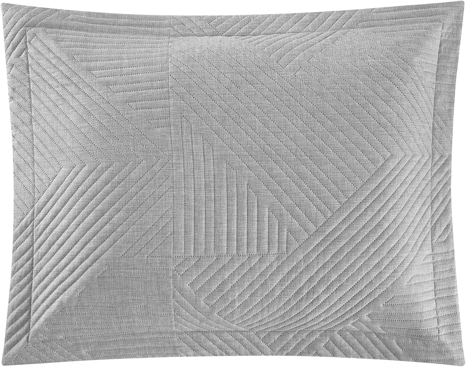 Chic Home Sianna – Juego de edredón de 3 piezas, tamaño Queen, diseño geométrico contemporáneo a rayas diagonales con 2 fundas de almohada, color