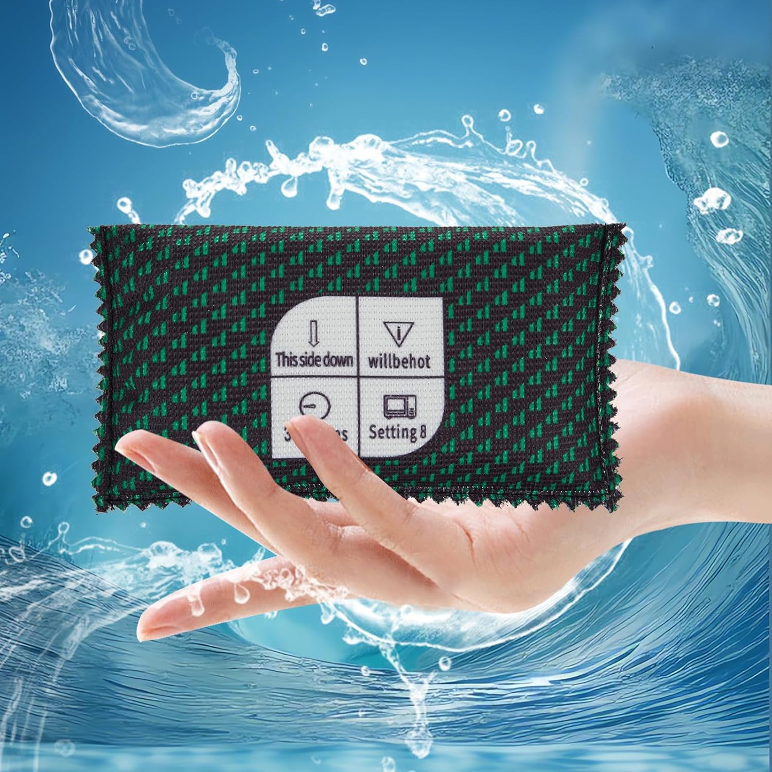Paquete de 5 desecantes recargables de 3.53 oz, absorbentes de humedad para almacenamiento, bolsa absorbente de humedad, bolsa deshumidificadora