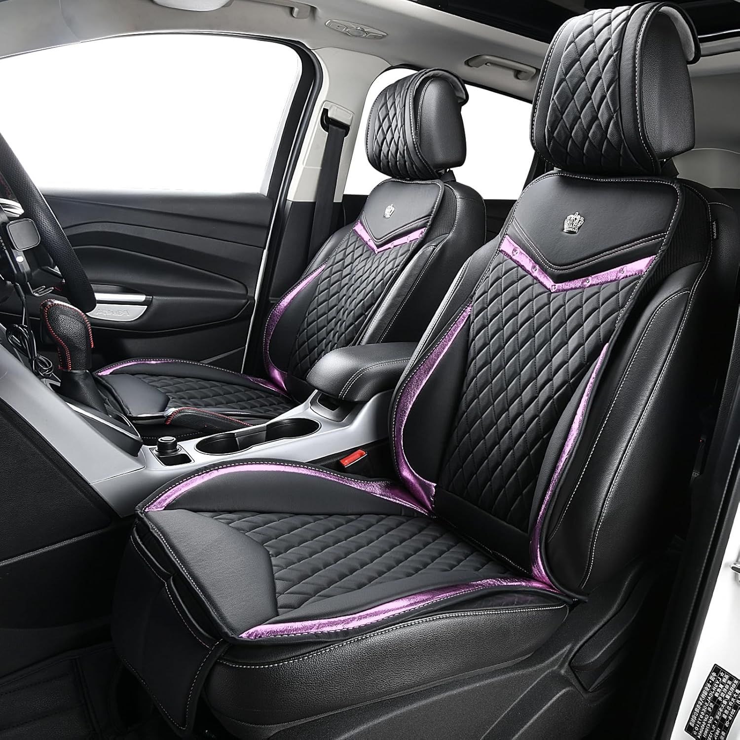 Flying Banner Fundas de asiento de coche, cojines de asiento de lujo, piel sintética, fácil instalación, vehículos antideslizantes de alta calidad