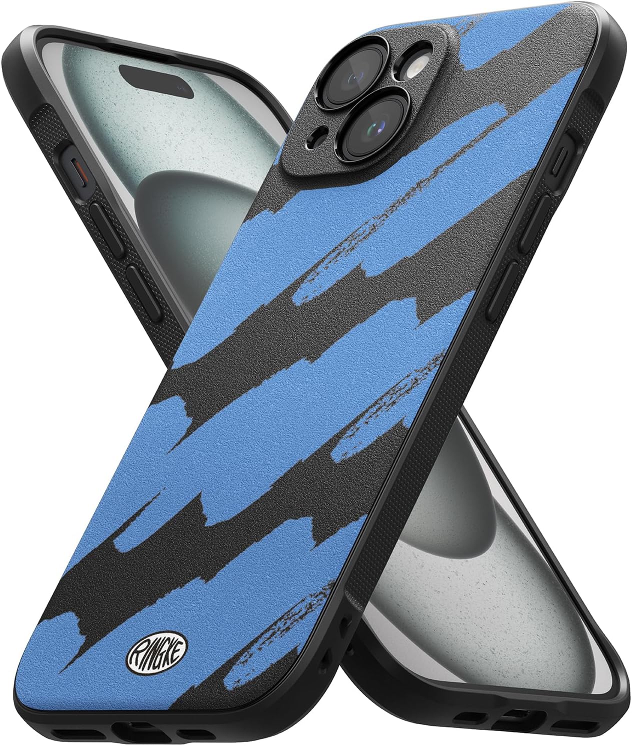 Ringke Onyx Se siente bien en la mano Funda compatible con iPhone 15, tecnología antihuellas, antideslizante, agarre mejorado, a prueba de manchas,