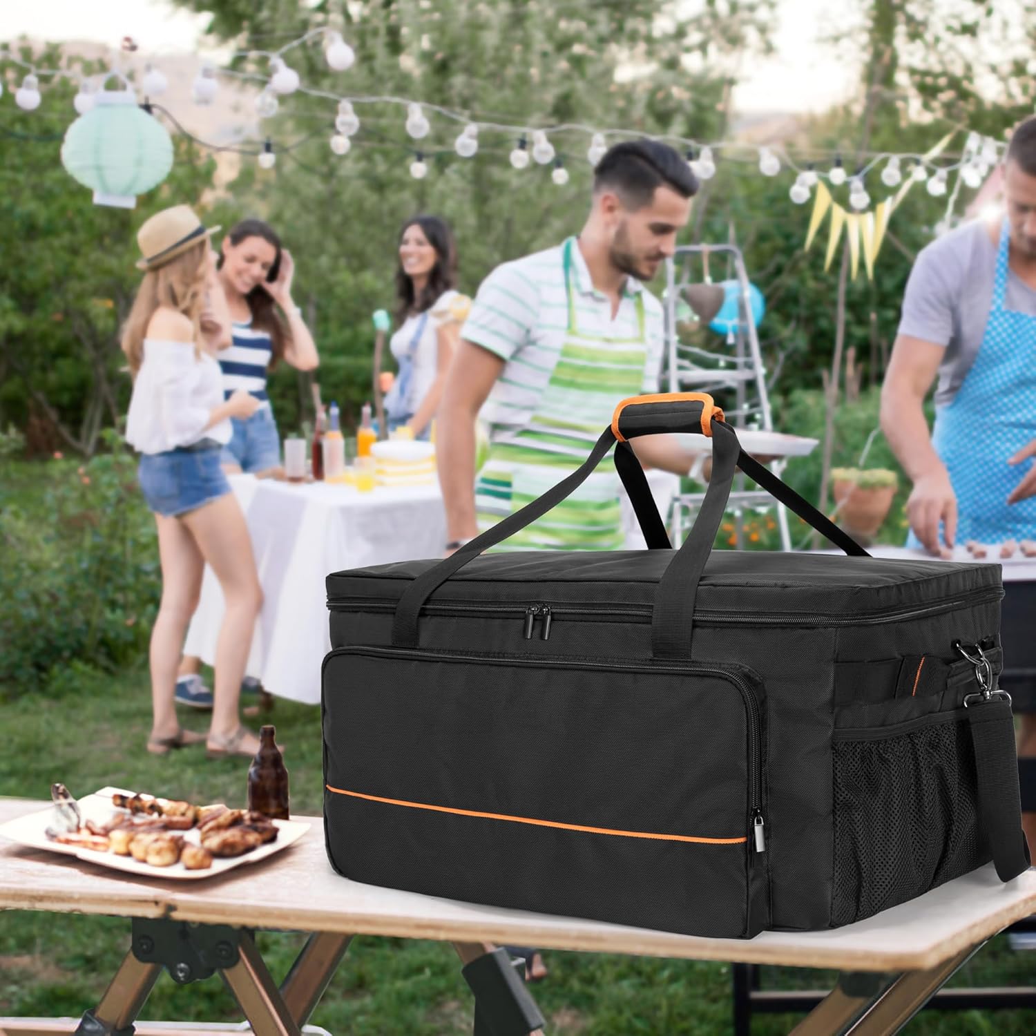 HODRANT Bolsa de transporte para parrilla compatible con parrilla Ninja Woodfire OG701 OG751, cubierta de parrilla al aire libre para parrilla