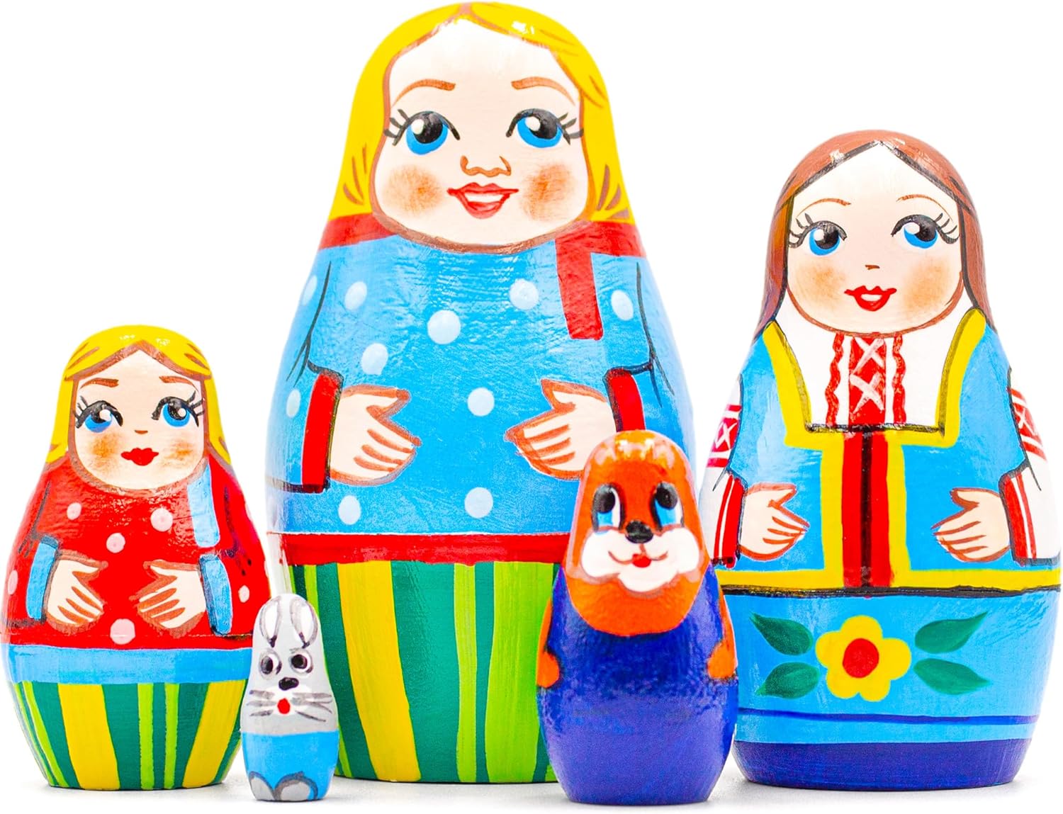 AEVVV Matryoshka ruso Conjunto de 5 piezas