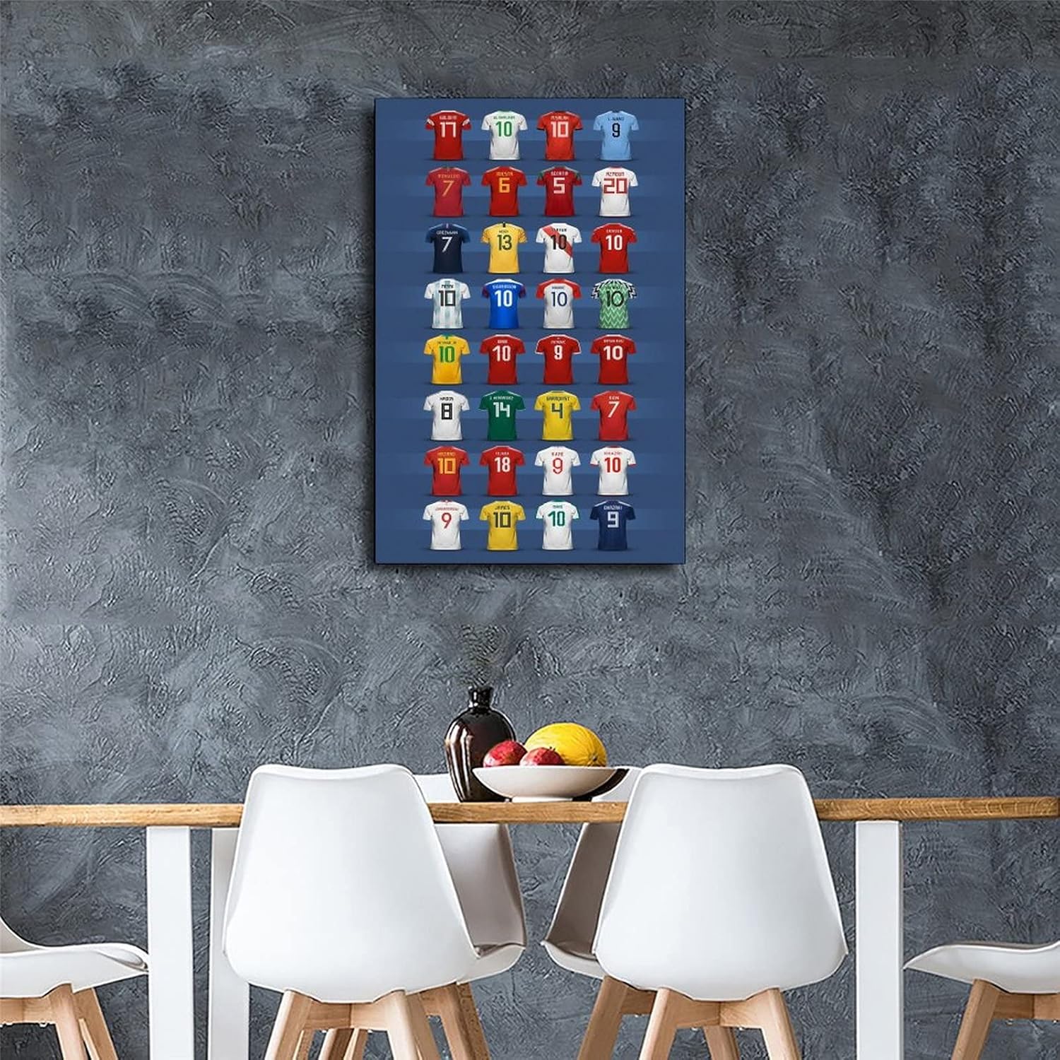 ZVW Qatar – Póster de la Copa del Mundo 2022, pintura decorativa, lienzo, arte de pared, póster de sala de estar, dormitorio, pintura de 24 x 36