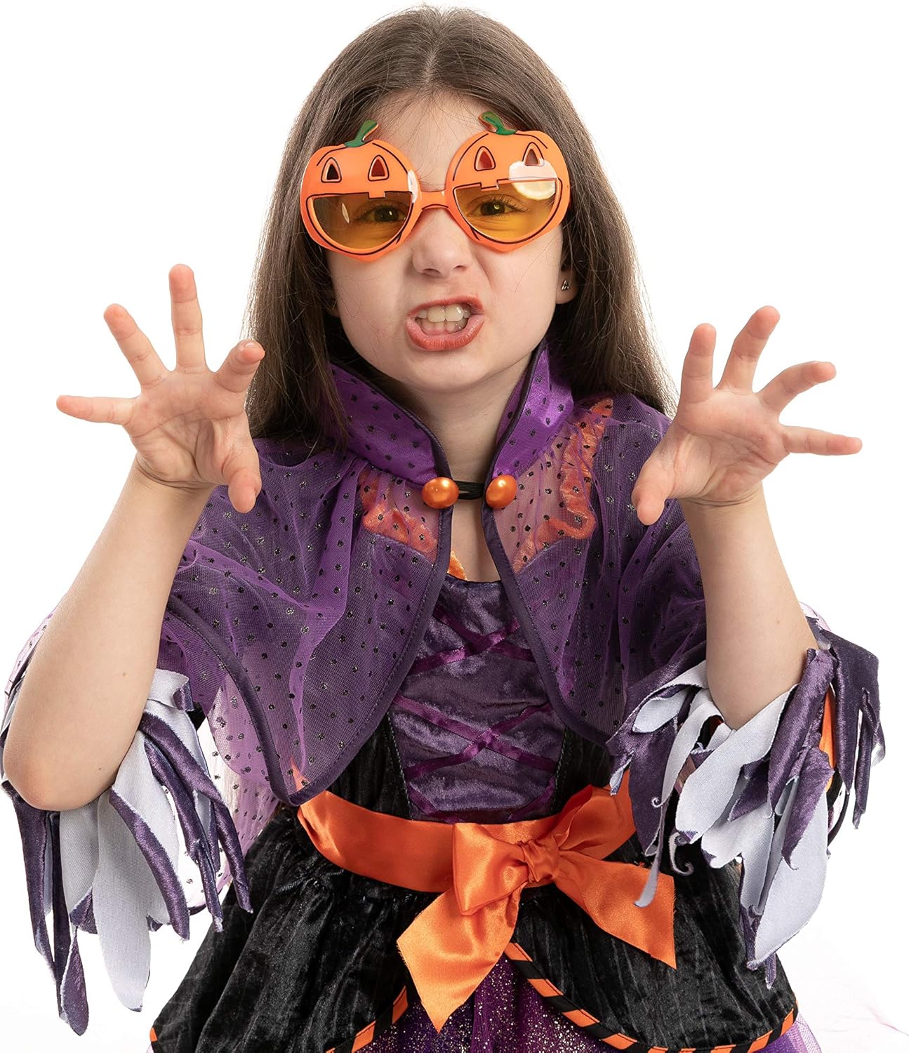 JOYIN 8 lentes de Halloween, con montura para disfraz, lentes de Halloween, para fiestas de Halloween, para niños y niñas, suministros para fiestas