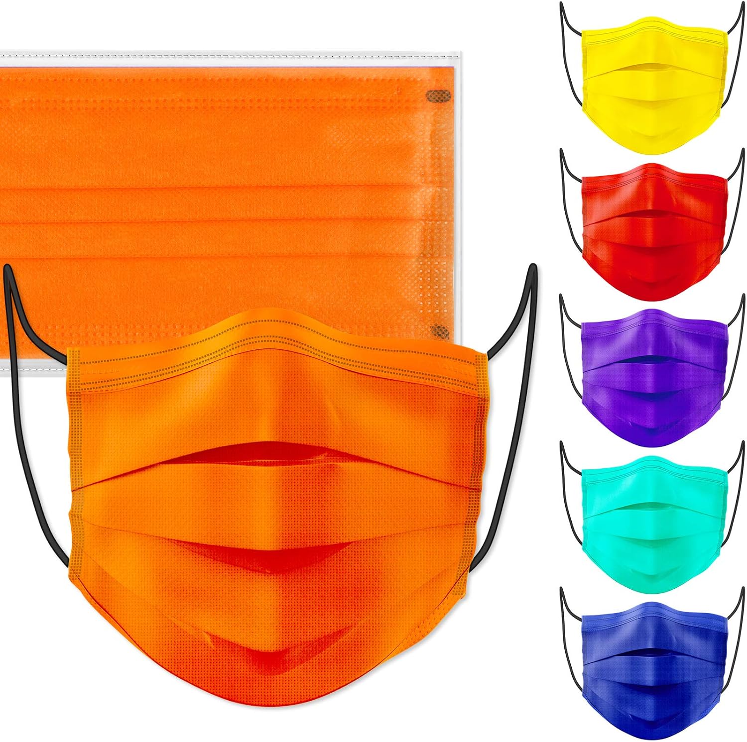 Tomorotec 60PCS Individually Sealed Disposable Face Mask 4-Layer