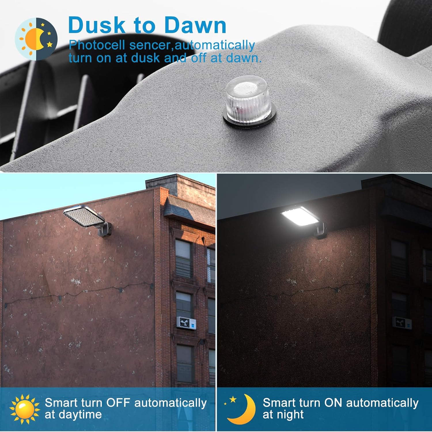 Lightdot Paquete de 4 luces LED de pared de 200 W, 28000 lúmenes equivalente a 800 W MHHPS Luz de inundación para exteriores de 5000 K