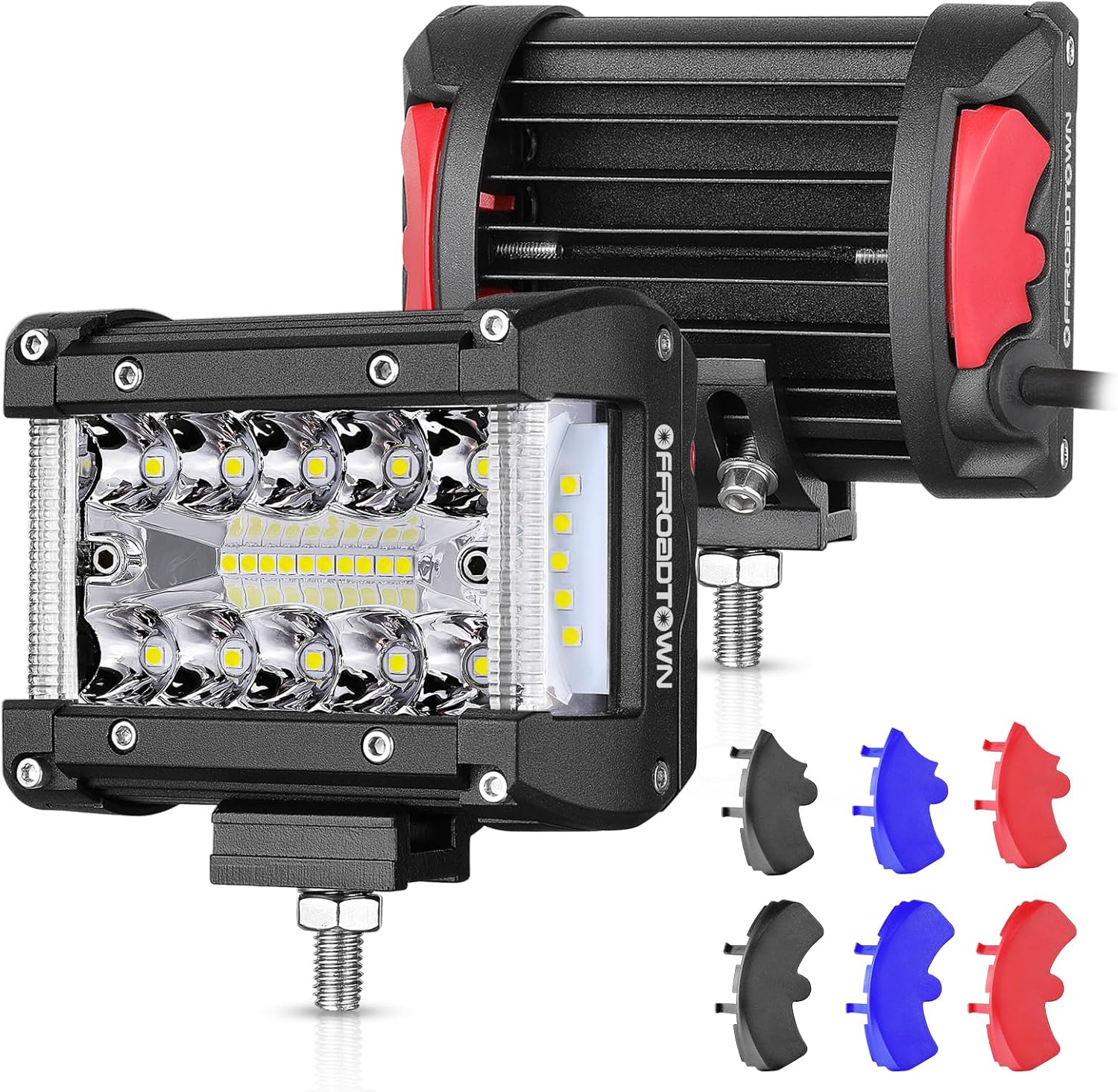 OFFROADTOWN Barra de luz LED de 18 pies con cápsulas LED
