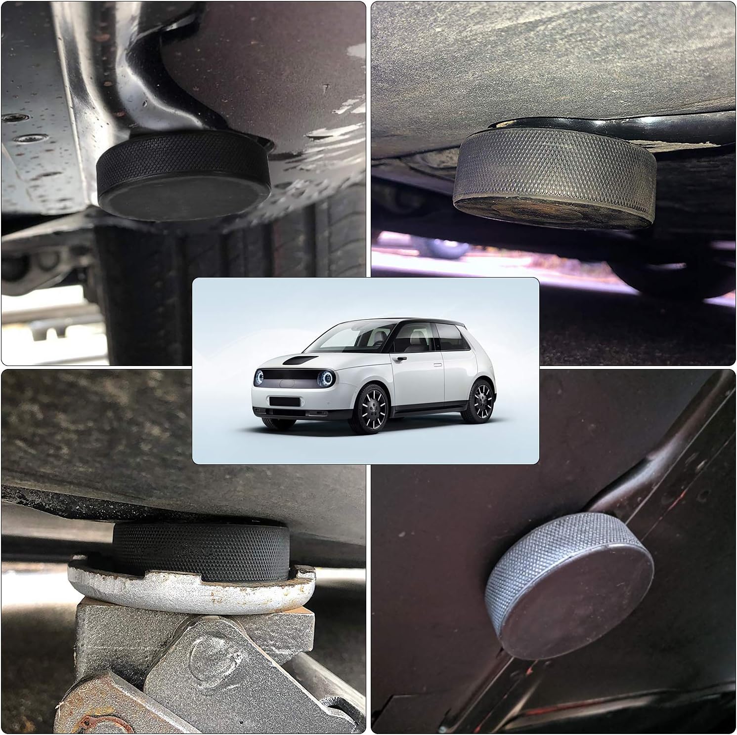 CPROSP Tesla Model 3SXY – Almohadilla de elevación para gato, 4 discos con estuche de almacenamiento