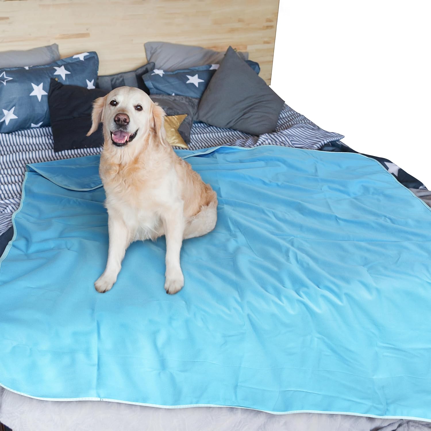 Kritter Planet Funda de cama refrescante impermeable para perro, manta reversible para mascotas, tapete de cama para mascotas, funda protectora para