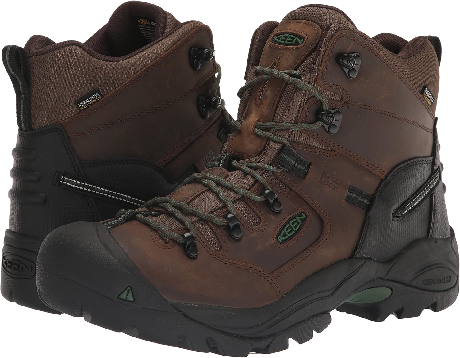 KEEN Utility Botas de trabajo industriales impermeables Pittsburg Energy de 6 pulgadas para hombre