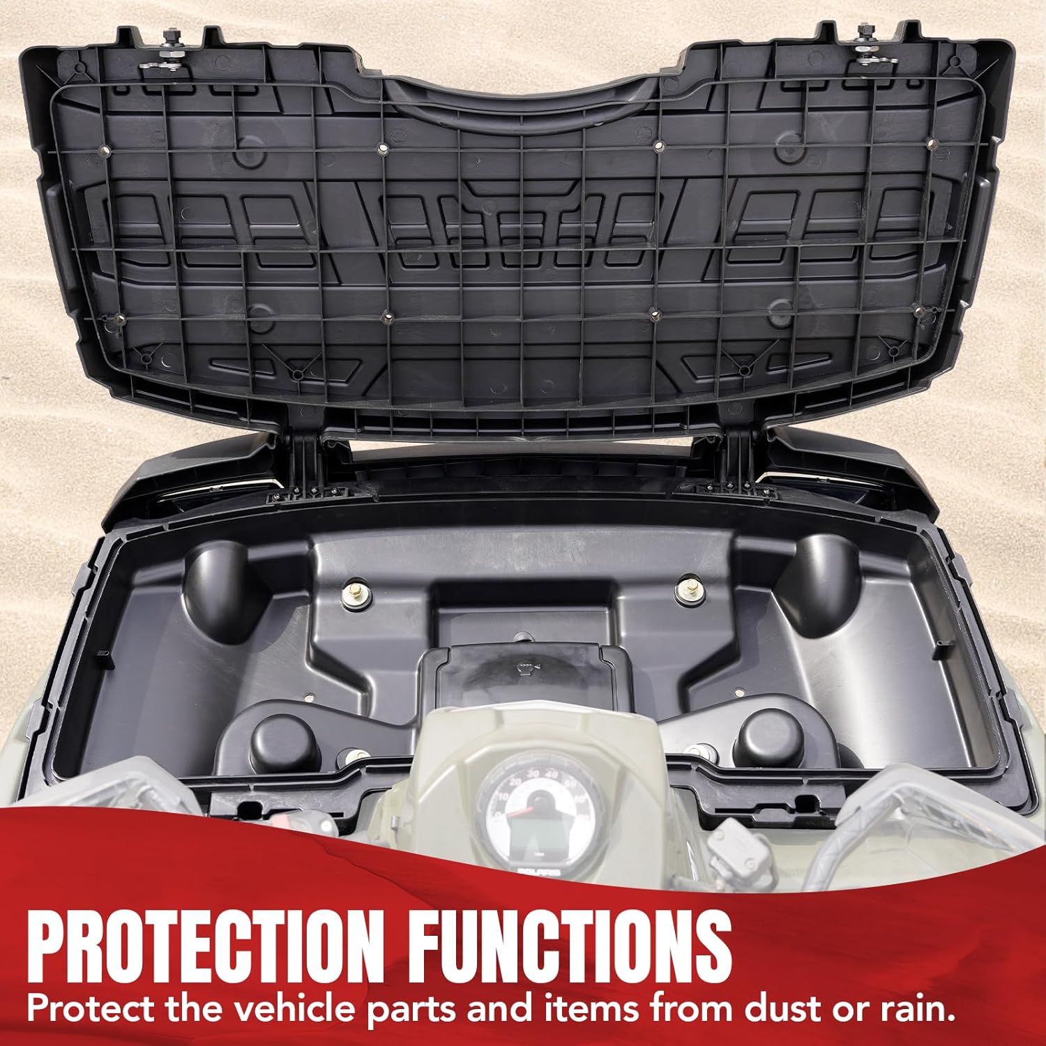 A & UTV PRO Protector de parachoques delantero y cubierta de servicio para Polaris Sportsman 500 700 800 2006-2010 Accesorios de tapa de