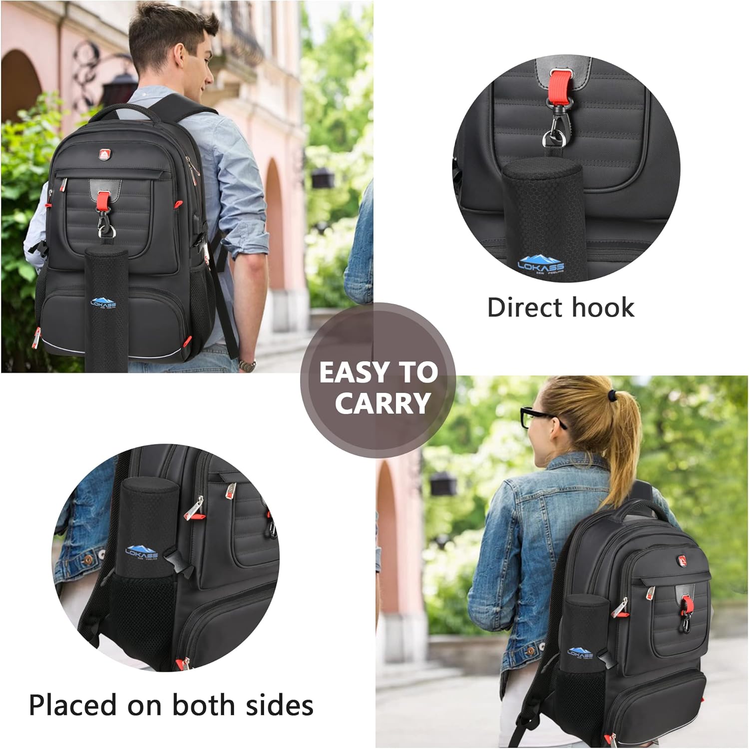 Bolsa térmica de golf aislada, funda térmica portátil para camping, unisex, suave, impermeable, para bebidas, agua embotellada, paraguas, para