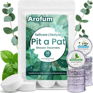 Vaporizadores de ducha, aromaterapia, paquete de 18 bombas de baño de eucalipto y menta, regalos de spa, bombas de ducha Pit a Pat, ideas de regalo Vaporizadores de ducha, aromaterapia, paquete de 18 bombas de baño de eucalipto y menta, regalos de spa, bombas de ducha Pit a Pat, ideas de regalo