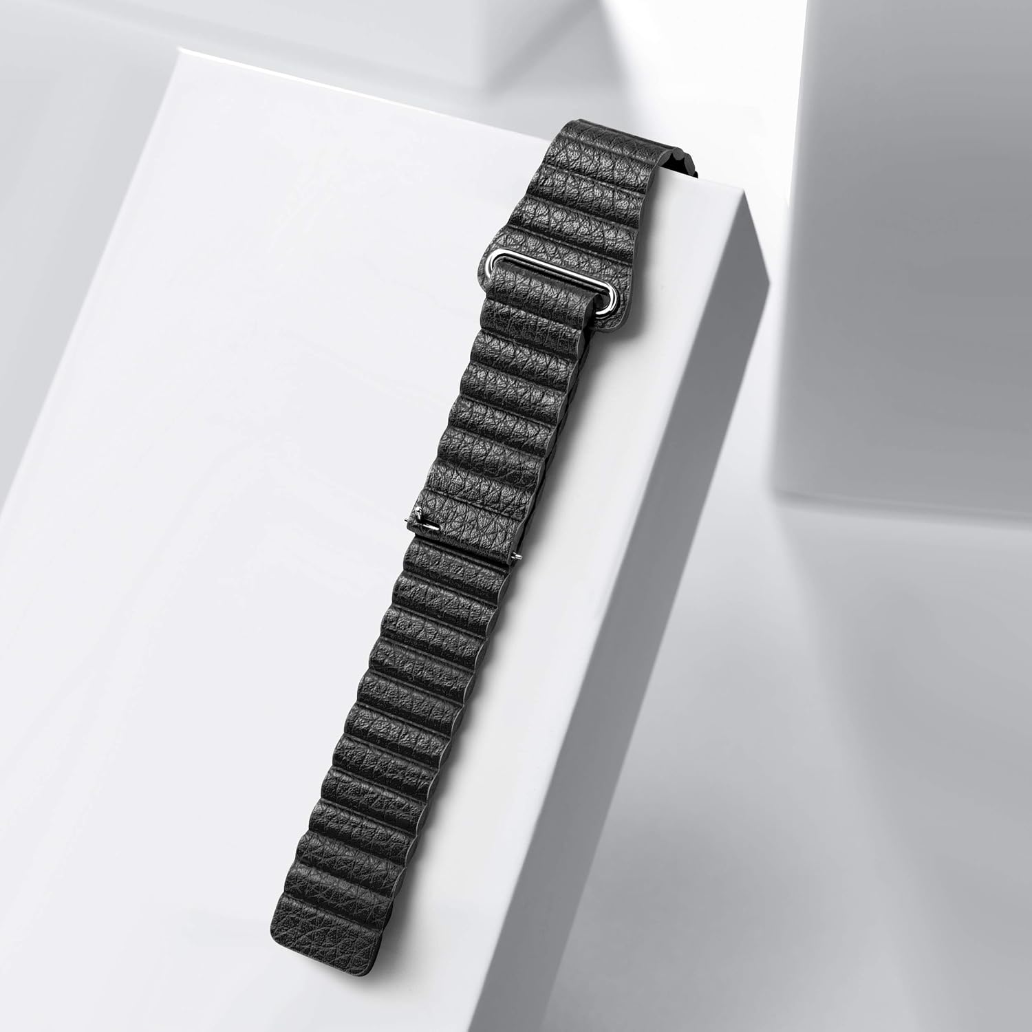 Compatible con Galaxy Watch 3 de 1.772inGear S3 correas ajustables de 0.866in de cuero de liberación rápida con cierre magnético seguro, pulseras de