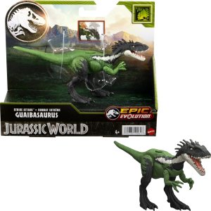 Mattel Jurassic World Strike Attack Guaibasaurus – Juguete de dinosaurio con acción de golpe único, articulaciones móviles, figura de acción de Mattel Jurassic World Strike Attack Guaibasaurus – Juguete de dinosaurio con acción de golpe único, articulaciones móviles, figura de acción de