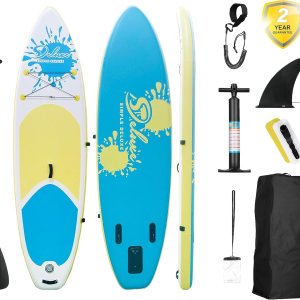 Tabla de remo inflable Simple Deluxe Premium para todos los niveles de habilidad, tablas de remo rosa para adultos y jóvenes, tablas de remo Tabla de remo inflable Simple Deluxe Premium para todos los niveles de habilidad, tablas de remo rosa para adultos y jóvenes, tablas de remo