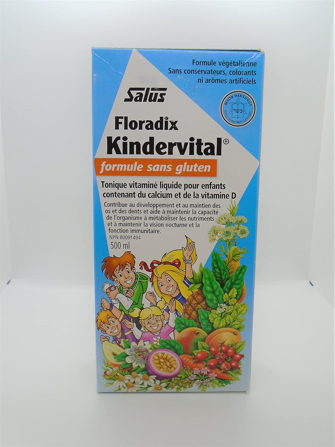 SALUS Multivitamínico líquido Kindervital para niños (16.9 fl oz)