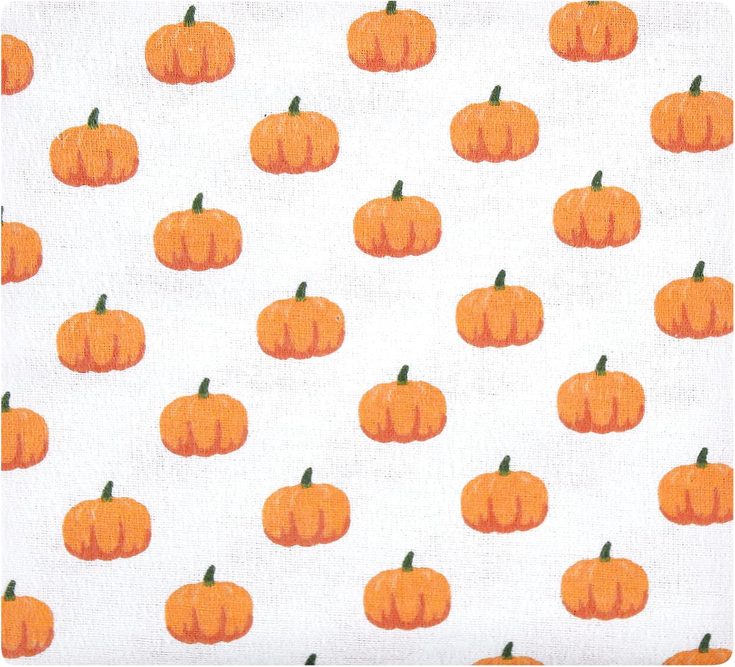 Hudson Baby Mantas unisex de franela de algodón para bebé, calabaza, talla única