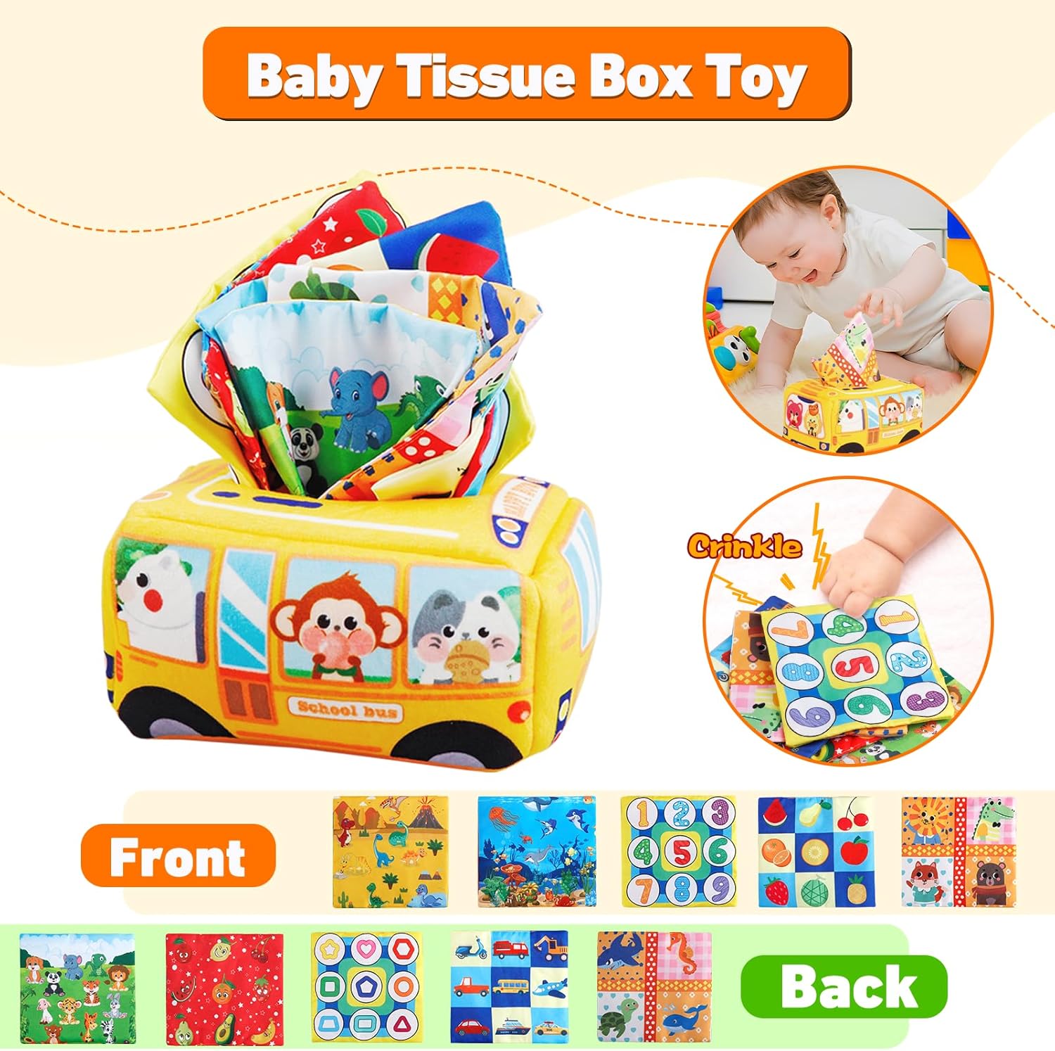 Juguetes Montessori para bebés de 6 a 12 meses, juguetes sensoriales para bebés de 1 a 3 años, juguetes de motor fino, juguete de cuerda de