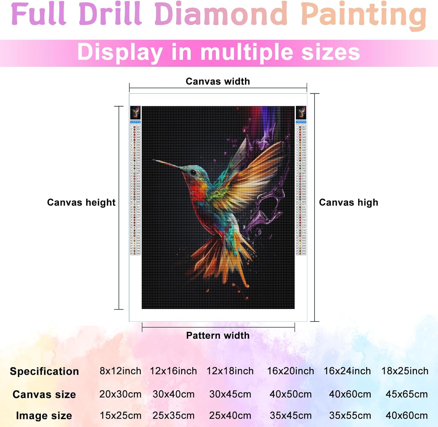 Kits de pintura de diamantes 5D para adultos principiantes, pintura con diamantes de pájaro crestado, pintura con diamantes de cuentas, puntos, gema