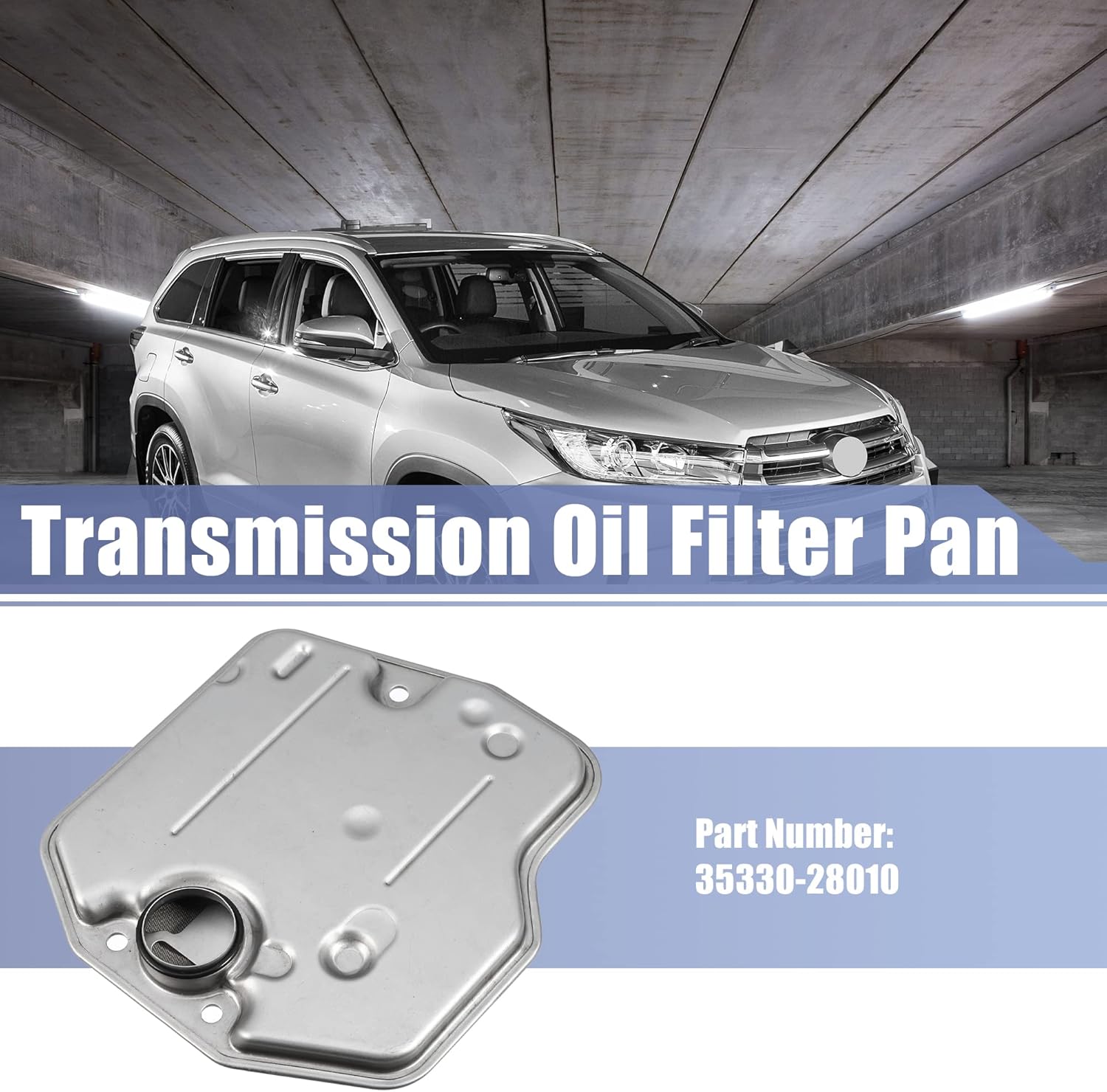X AUTOHAUX 1 unidad 35330-28010 – Conjunto de junta de aceite para filtro de transmisión para Toyota Highlander 2.4L 2WD Base 2002-2007