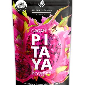 Polvo de frutas secas de dragón orgánico, Pitaya rosa, Pitahaya, 3.99oz Polvo de frutas secas de dragón orgánico, Pitaya rosa, Pitahaya, 3.99oz