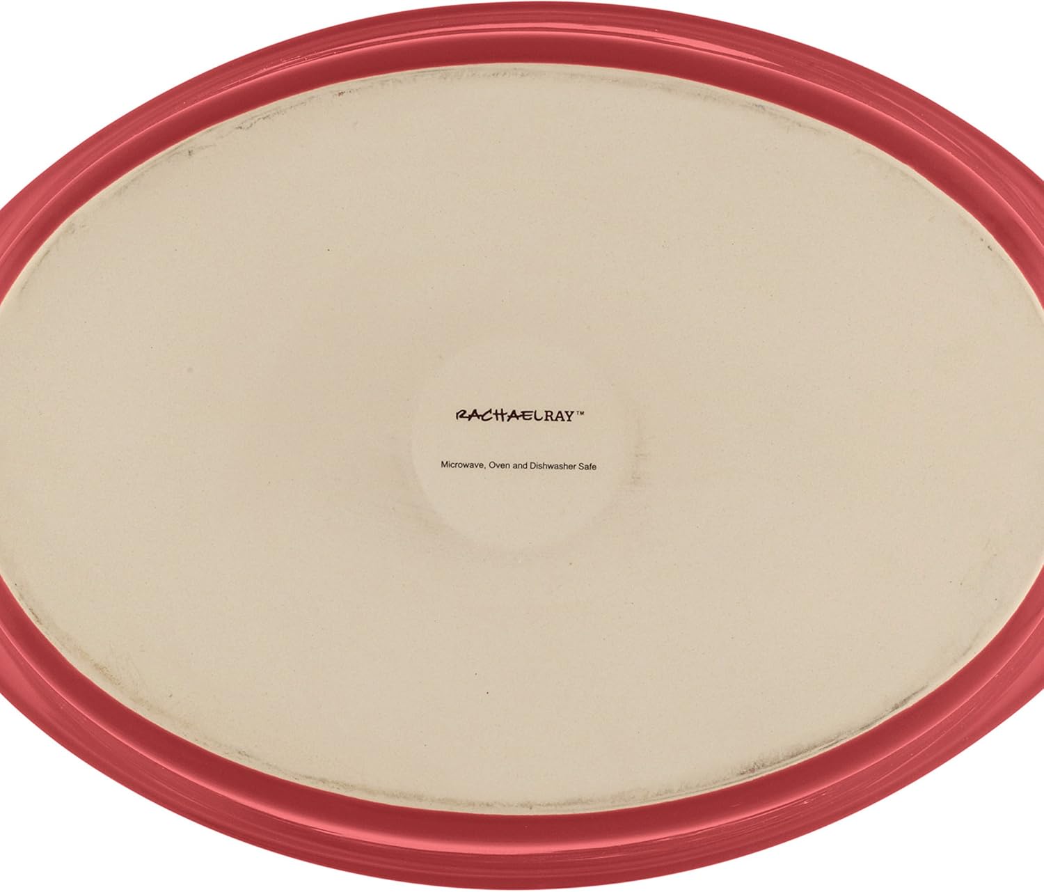 Rachael Ray Solid Glaze Ceramics – Juego de utensilios para hornear y hornear (2 piezas, color rojo)