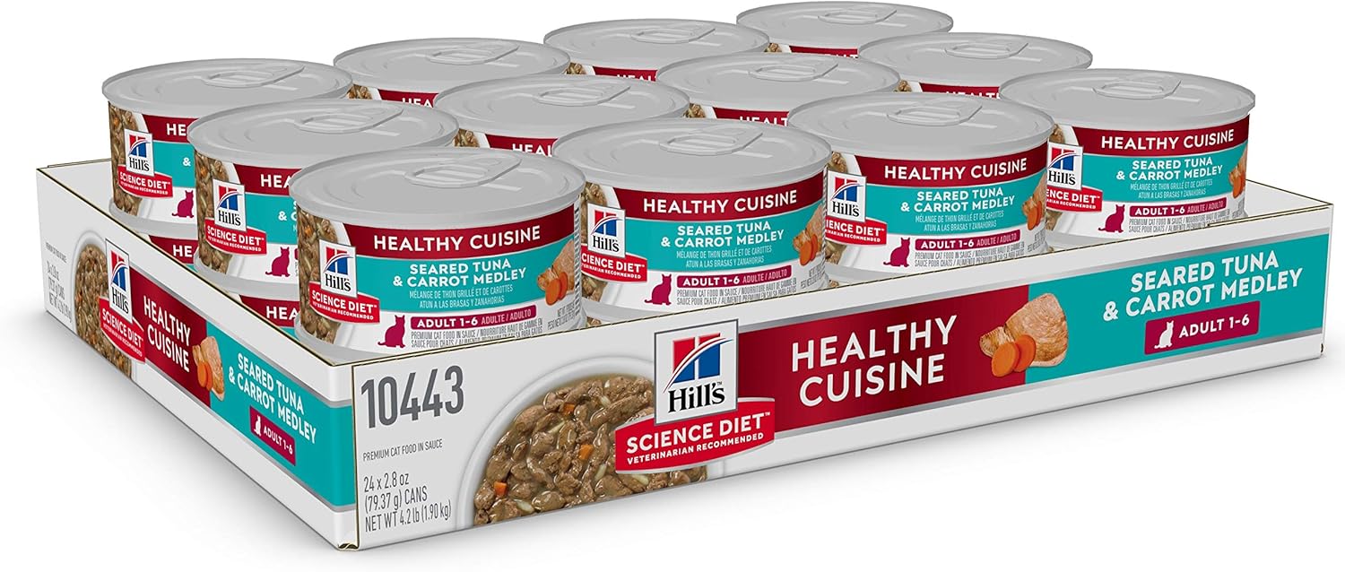 Hill’s Science, comida enlatada guisada dietética para perros, 2.8 onzas, paquete de 24, Adulto