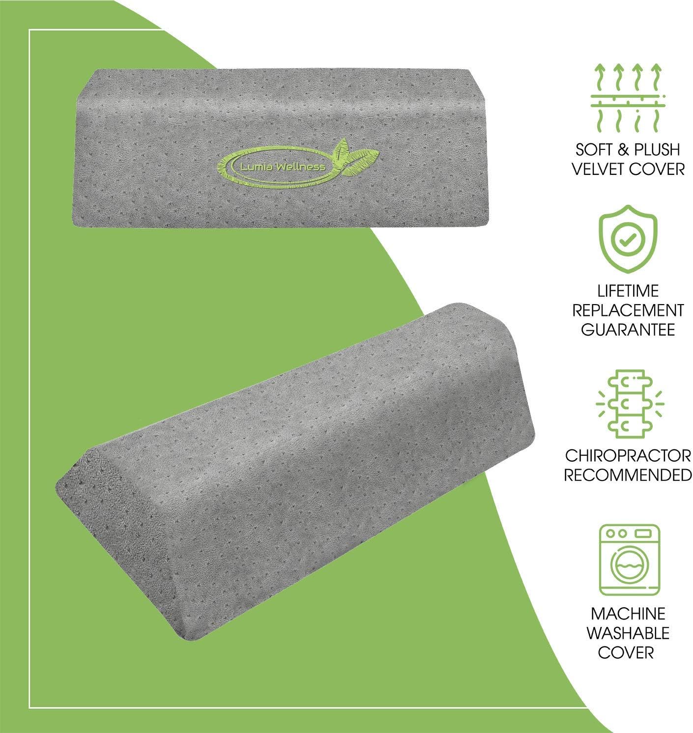 Estirador de cuello de cuña de tracción cervical para aliviar el dolor de cuello y estiramiento lumbar de espalda para aliviar el dolor de espalda