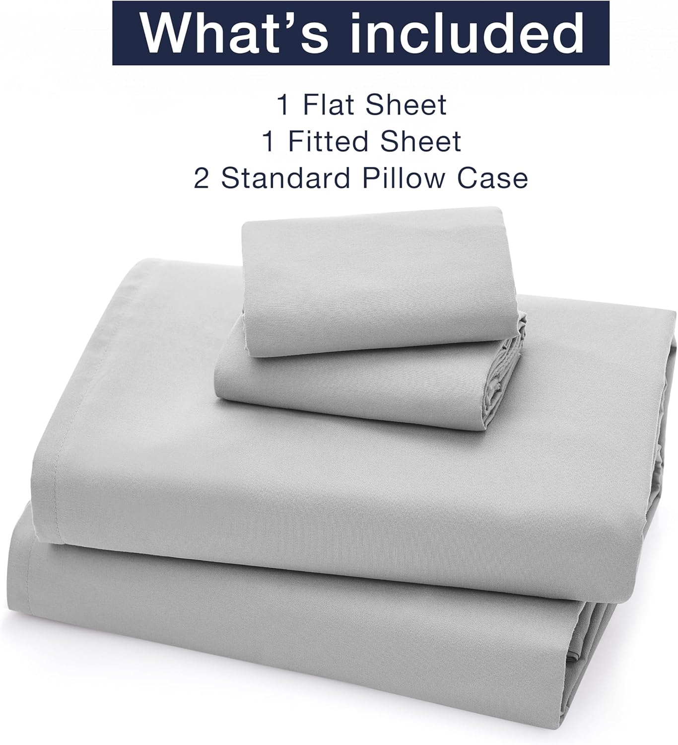 Casual Living 32628 – Juego de sábanas y fundas de almohada de 4 piezas de sábanas y fundas de almohada de 4 piezas de tamaño Queen Size Hotel Style