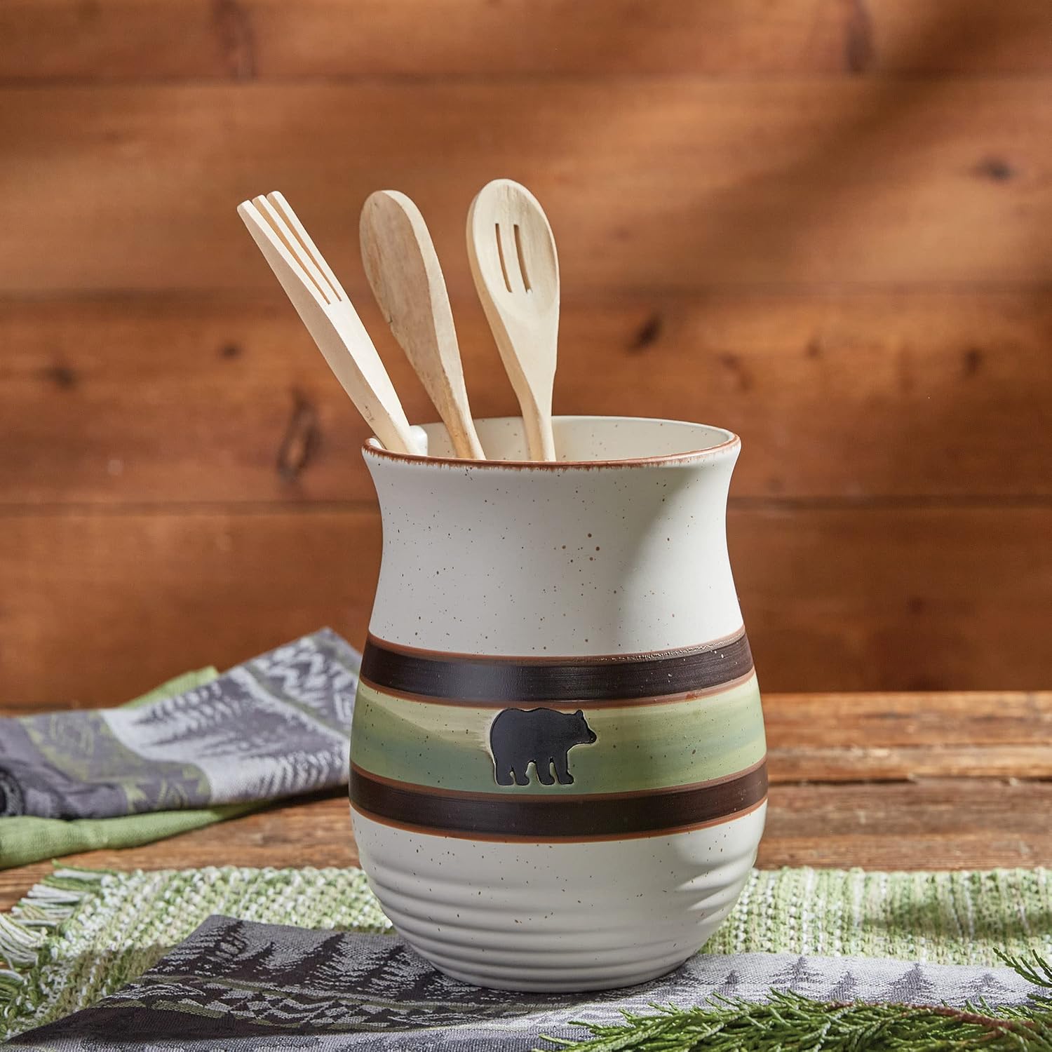 Park Designs Skyline Utensil Crock