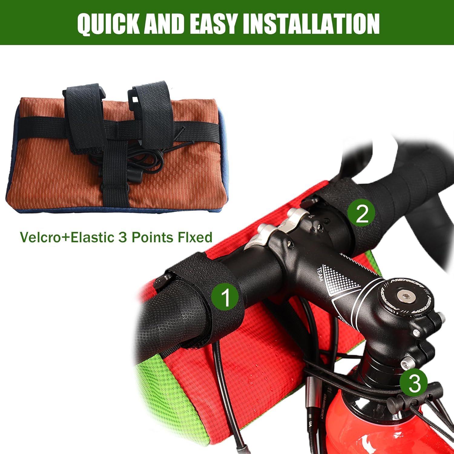 Bolsa para manubrio de bicicleta, cesta delantera de bicicleta para niños, bolsa impermeable para bicicletas, bolsa pequeña para manillar de