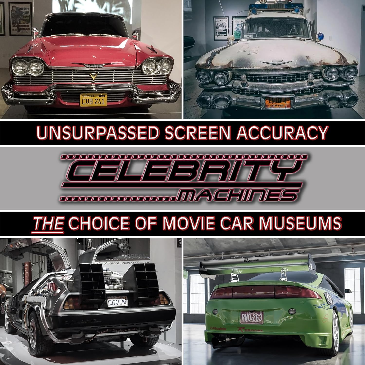 Celebrity Machines CobraKai + LARUSSO Auto Group  Matrículas metálicas