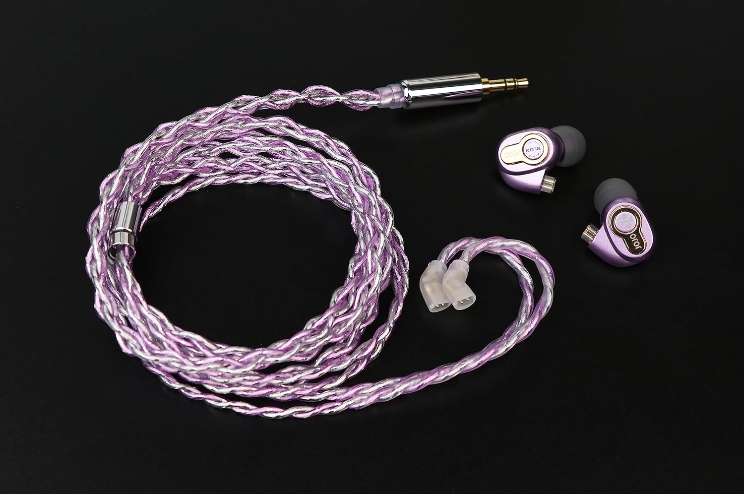 Linsoul BLON x Z Reseñas JoJo – Auriculares dinámicos de 0.394 in para controlador en el oído, HiFi IEM con cable de aluminio OFC chapado en plata