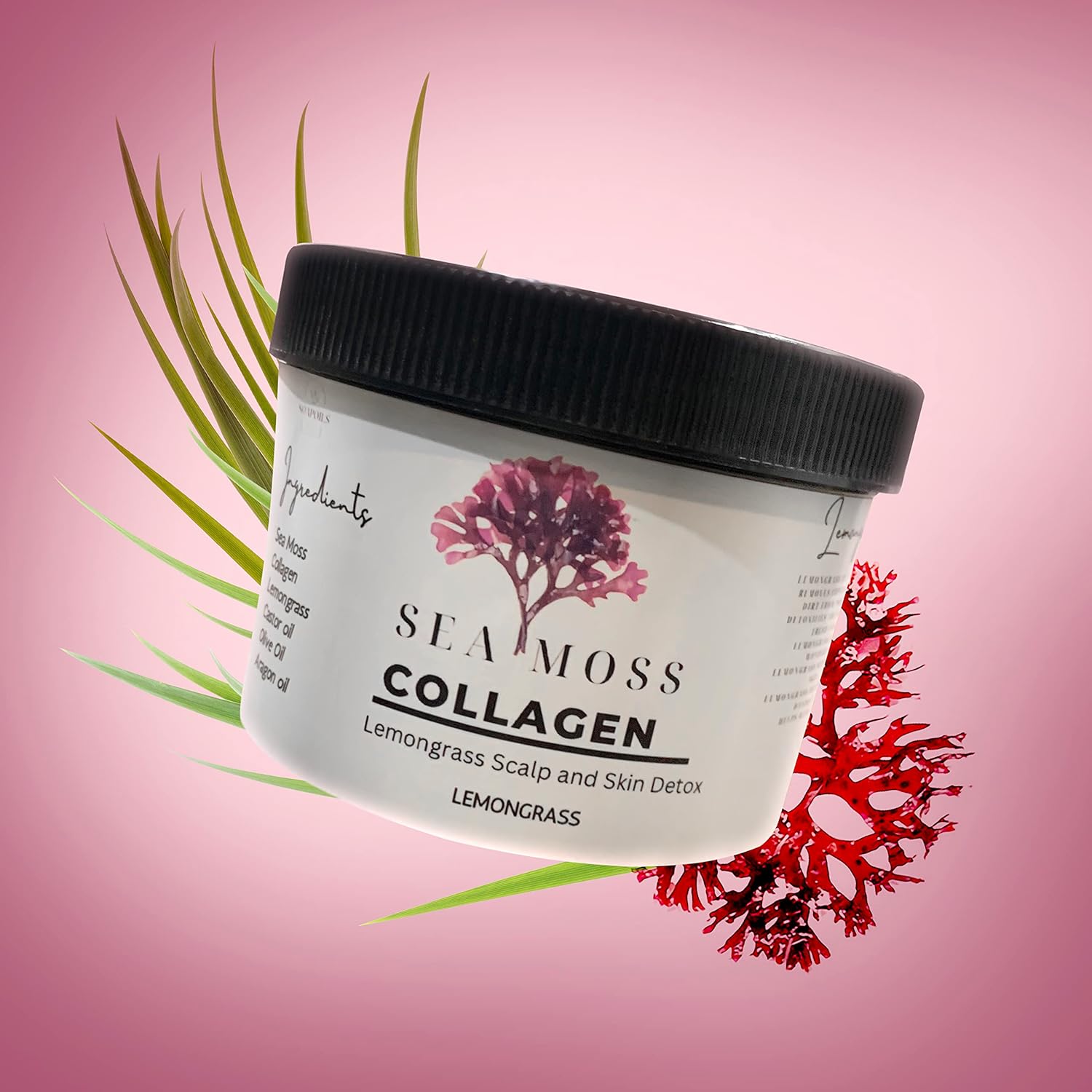 Crema para el cabello y la piel (imperfección de citronela, relámpago y desintoxicación en la piel)
